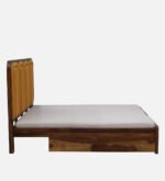 Nraftello Handmade Sheesham Wood Bedroom Bed for Modern Homes - Image 7