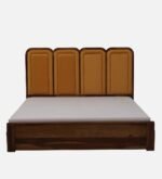 Nraftello Handmade Sheesham Wood Bedroom Bed for Modern Homes - Image 9