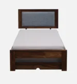 Oelmora Solid Wood Single Bed with Minimalist Design and Smooth Finish - Image 13