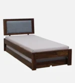 Oelmora Solid Wood Single Bed with Minimalist Design and Smooth Finish - Image 3