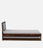 Oelmora Solid Wood Single Bed with Minimalist Design and Smooth Finish - Image 6