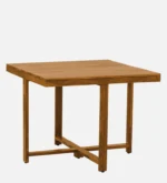 Oeltrona Sheesham Wood Dining Table Set in Warm Natural Tone with Smooth Finish - Image 12