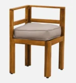 Oeltrona Sheesham Wood Dining Table Set in Warm Natural Tone with Smooth Finish - Image 5