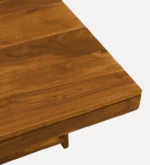Oeltrona Sheesham Wood Dining Table Set in Warm Natural Tone with Smooth Finish - Image 7