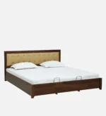 Orvesta Modern Storage Bed with Soft Headboard Finish - Image 5