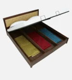 Orvesta Modern Storage Bed with Soft Headboard Finish - Image 7