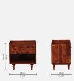 Ovorlin Handcrafted Wooden Side Cabinet - Image 4