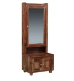 Pelisandre Solid Sheesham Wood Dresser in Teak Finish - Image 2