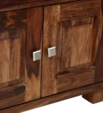 Pelisandre Solid Sheesham Wood Dresser in Teak Finish - Image 5