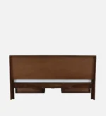 Pion Solid Sheesham Wood King Size Hydraulic Storage Bed in Classic Finish - Image 8