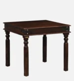 Porvexa Solid Wood Dining Table with Natural Texture and Strong Wooden Base - Image 11