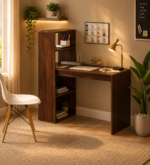 Rain Sheesham Wood Writing Desk with Spacious Work Surface
