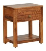 Prestova Luxury Wooden Bedside Cabinet - Image 2