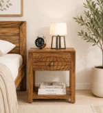 Prestova Luxury Wooden Bedside Cabinet