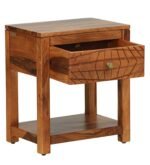 Prestova Luxury Wooden Bedside Cabinet - Image 7