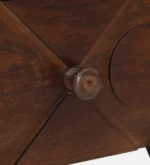 Pruven Sheesham Wood Bedside Table in Storm Grey Wood Finish - Image 4