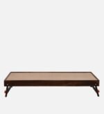Qalvora Wooden Single Bed with Strong Base in Natural Finish - Image 10