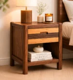 Ravique Modern Wooden Bedside Table for Stylish Interiors