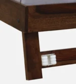 Denvio Wooden Single Bed in Dark Wenge Finish with Durable Build - Image 10