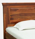 Rerona Contemporary Storage Bed with Upholstered Backrest and Hydraulic Storage - Image 6