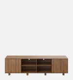 Ridgewood Acacia Wood TV Unit in Water Resistant Antique Walnut Finish - Image 7