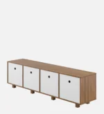 Ridgewood Acacia Wood TV Unit in Water Resistant Antique Walnut Finish - Image 8
