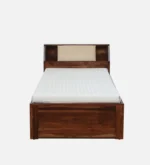 Rlvani Sheesham Wood Single Bed with Smooth Edges in Honey Oak Finish for Modern Homes - Image 10