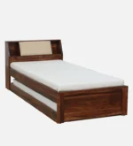 Rlvani Sheesham Wood Single Bed with Smooth Edges in Honey Oak Finish for Modern Homes - Image 6