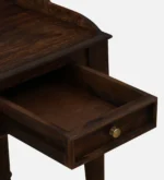 Shok Sheesham Wood Writing Table In Provincial Teak Finish - Image 9