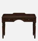 Shok Sheesham Wood Writing Table In Provincial Teak Finish - Image 6
