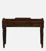 Shok Sheesham Wood Writing Table In Provincial Teak Finish - Image 8