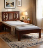 Roodlore Single Bed in Classic Natural Wood Finish