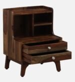 RoyalTimber Natural Finish Bedside Table - Image 2