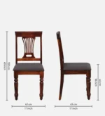 Rrveta Sheesham Wood Dining Set in Warm Forest Tone - Image 7