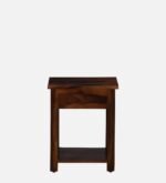 Rustic Nature Inspired Nightstand with Drawer Storage - Image 4