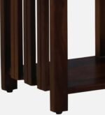 Rustic Nature Inspired Nightstand with Drawer Storage - Image 6