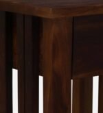 Rustic Nature Inspired Nightstand with Drawer Storage - Image 9