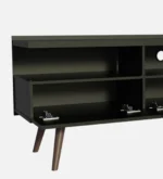 Shuhan Mango Wood Entertainment Unit In Dual Tone Walnut Finish - Image 4
