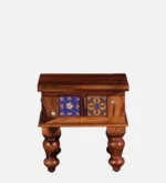 Sanya Natural Wood Bedside Cabinet with Elegant Finish - Image 6
