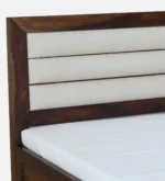 Sden Modern Hydraulic Storage Bed with Designer Wooden Texture Finish - Image 9