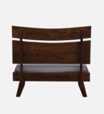 Senviro Solid Wood Single Bed with Elegant Headboard Design - Image 6