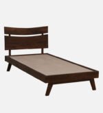 Senviro Solid Wood Single Bed with Elegant Headboard Design - Image 10