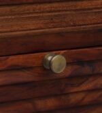 Serona Curve Natural Wood Bedside Table - Image 2
