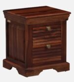 Serona Curve Natural Wood Bedside Table - Image 7