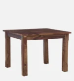 Servixa Solid Wood 6 Seater Dining Table in Natural Grain Finish for Modern Homes - Image 7