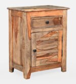 Sivaroa Luxury Solid Wood Bedside Cabinet in Teak Finish - Image 8