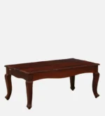Solid Oak Joinery Coffee Table in Classic Teak Finish - Image 3