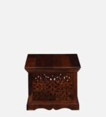 Solid Teak Wood Scandinavian Coffee Table in Light Oak - Image 4