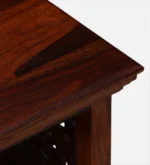 Solid Teak Wood Scandinavian Coffee Table in Light Oak - Image 6