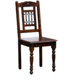 Spacewood Aptima 4 Seater Dining Table in Classic Walnut & White Finish - Image 2